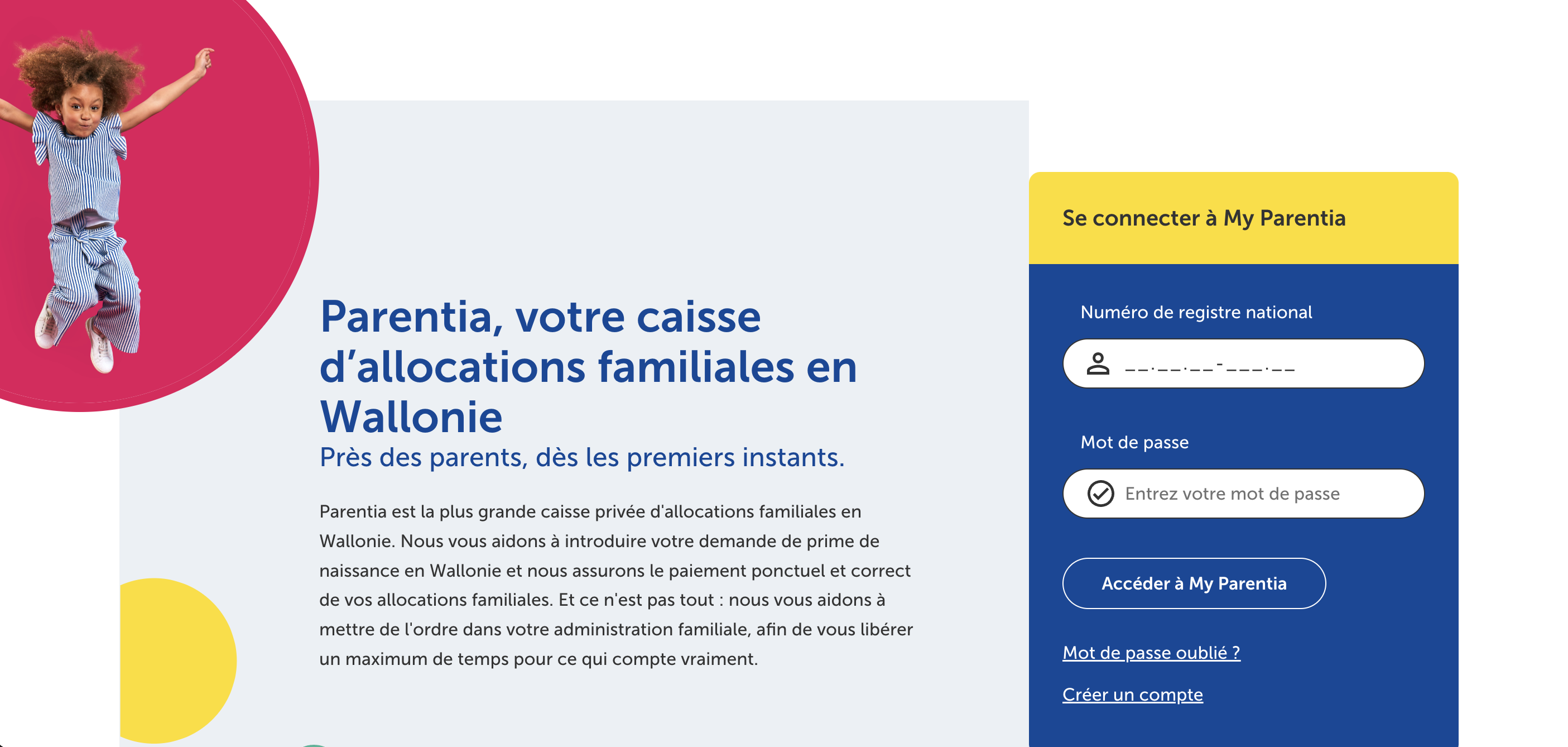 Site web de Parentia